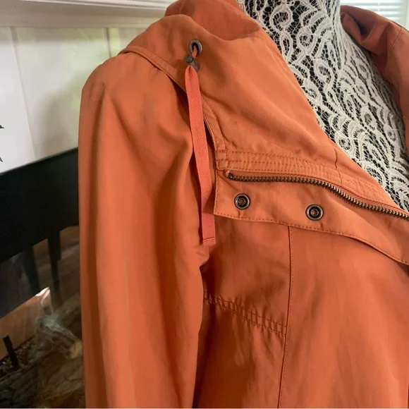 Eileen Fisher Orange Spring Coat - Picture 7 of 13